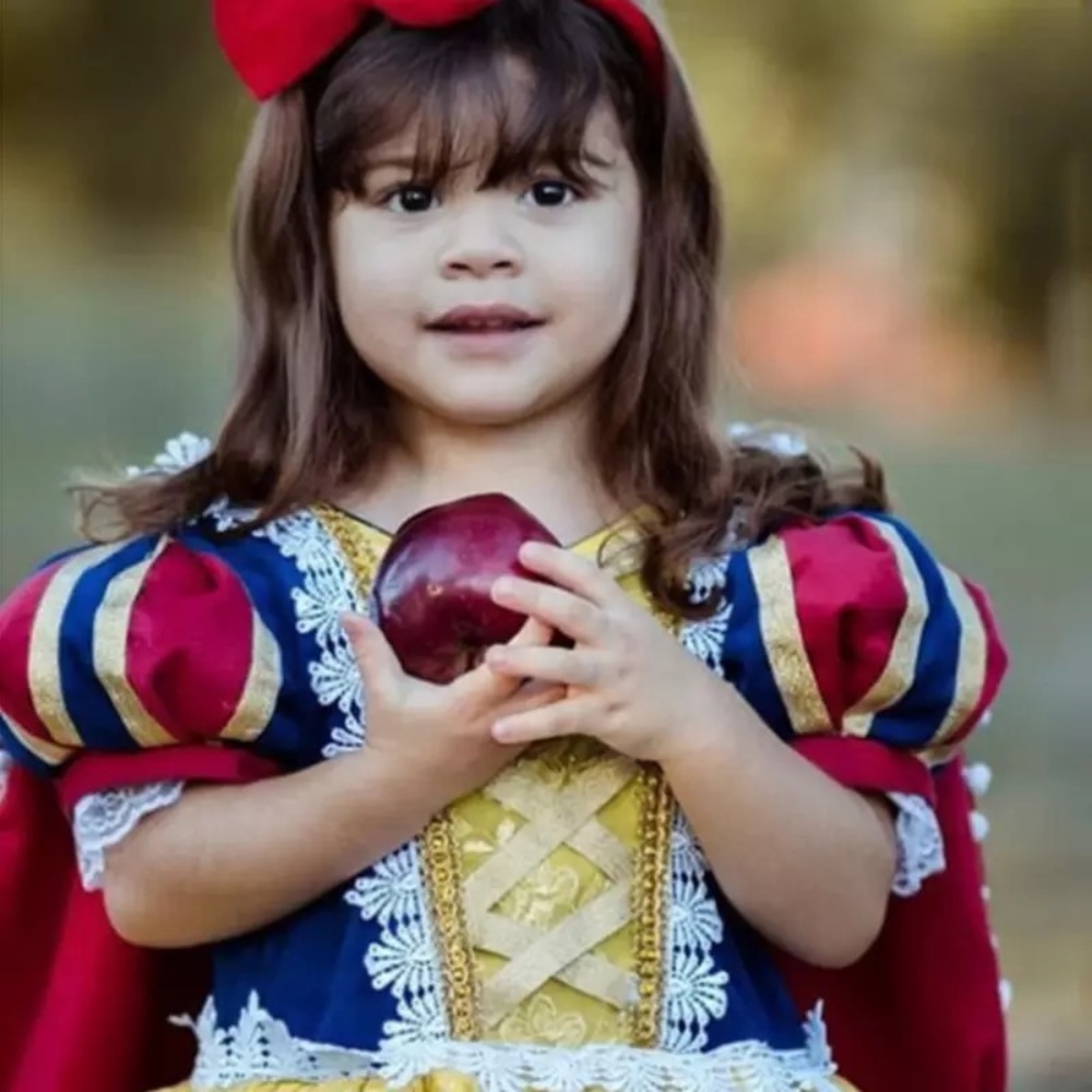 Luxury Embroidered Snow White Costume Dress - Picture 6 of 9
